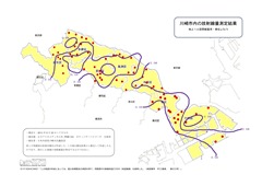 放射線測定地図・川崎全市（等値線）